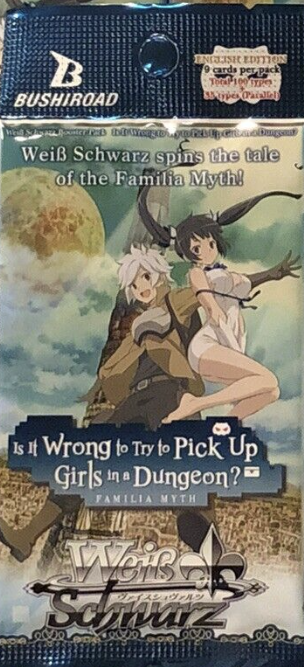 Weiss Schwarz: Is It Wrong to Try to Pick Up Girls in a Dungeon? Danmachi Booster Pack