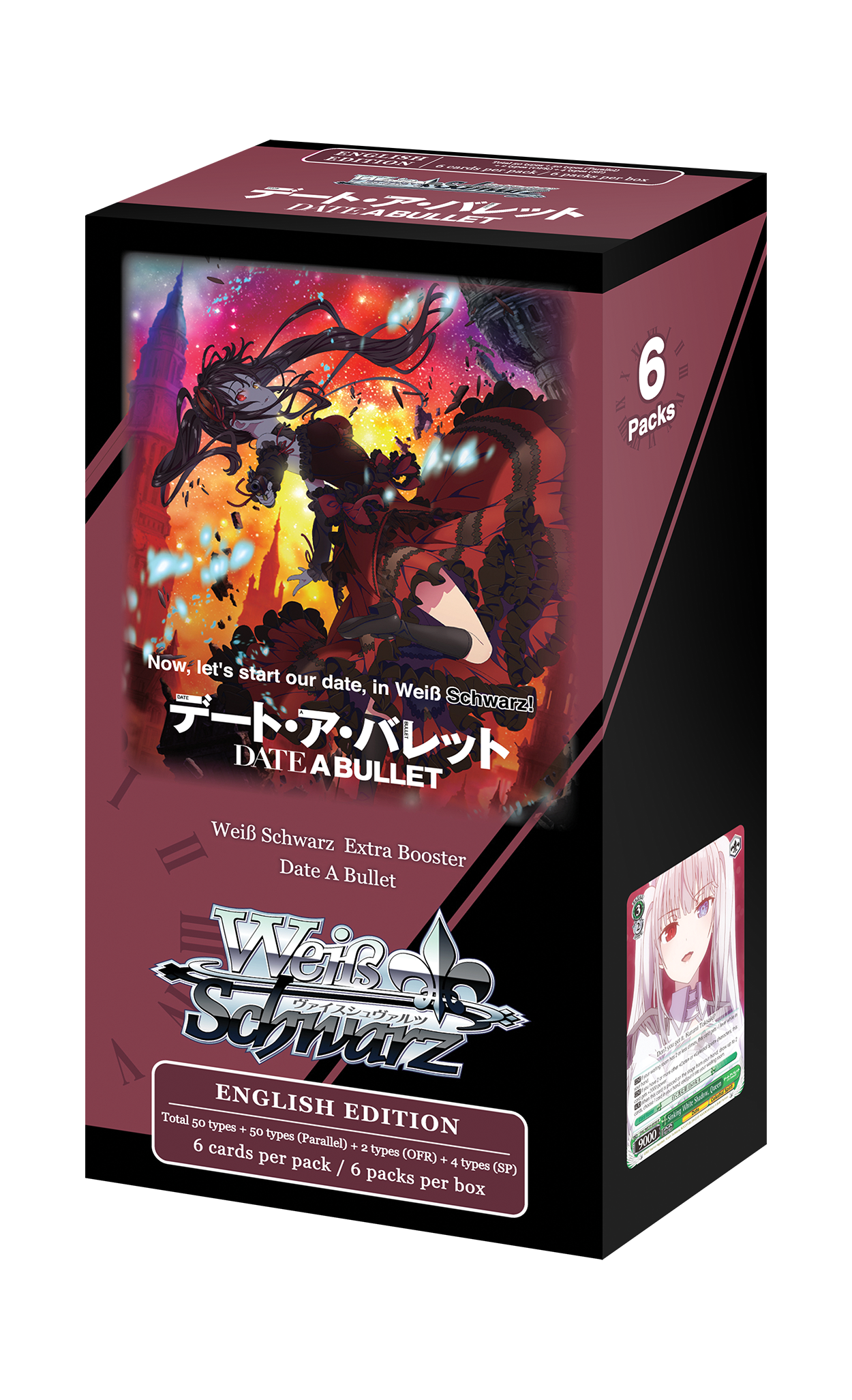Weiss Schwarz: Date a Bullet Extra Booster Box Table Salt Games Weiss Schwarz: Date a Bullet Extra Booster Box Table Salt Games