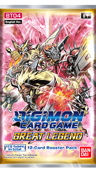 DIGIMON CARD GAME BOOSTER -GREAT LEGEND- [BT04]